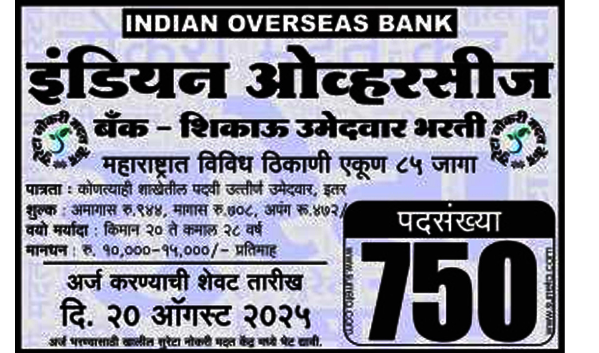 Indian Overseas Bank Recruitment 2025 Indian Overseas Bank Recruitment 2025